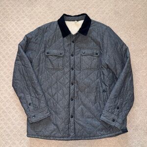 Univibe Men's Quilted Blue Jacket Size XL